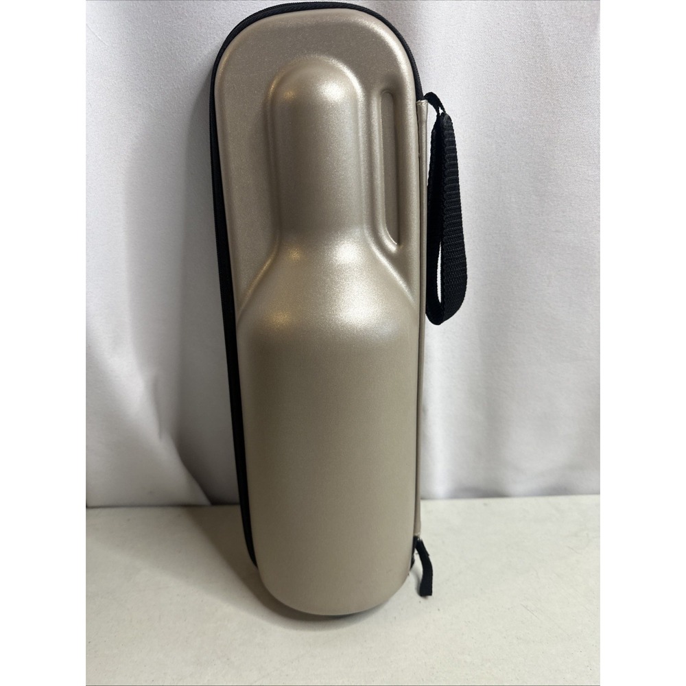 NO BOX:NEW Rabbit Wine Trek Holder Gold Black Keeps Your Wine Chilled On-The-GO